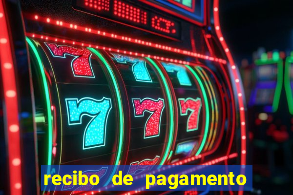 recibo de pagamento modelo word